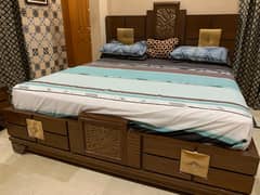 Beds and Side Table Without mattress