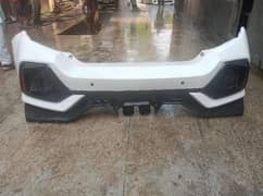 Honda Civic X Front And Back Sports Bumper