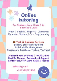 Online Tutoring