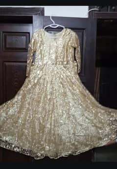Beautiful net maxi with cane