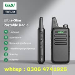 Walkie Talkie | Wireless Set Official  WLN C1 /Two Way Radio Pair
