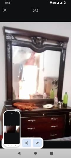 bed &. dressing table & wardrobe