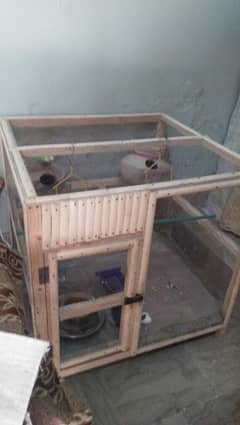 WOODEN CAGE