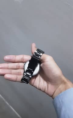 Wheel watch for men 2ith rotating dail