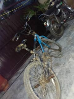 BMX stunting cycle