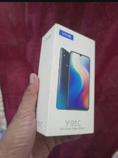 Vivo Y 91C in pristine condition with Box and cable