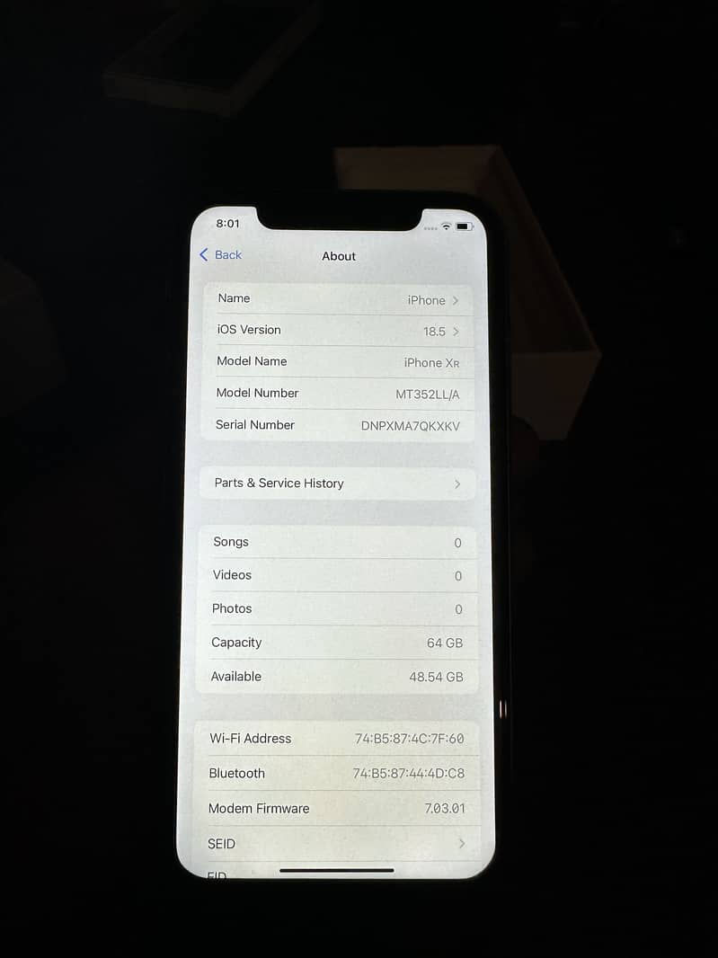 iPhone XR Pta Approved with Box 2