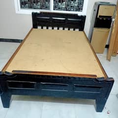 pure wood bed and dressing