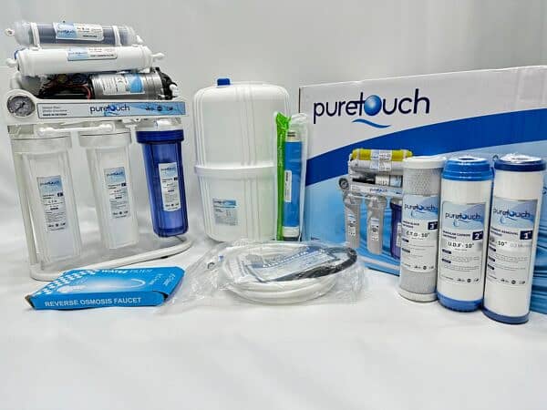 PURETOUCH REVERSE OSMOSIS SYSTEM & STAGE GAUGE STAND 1