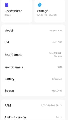 mobile 8gb 256gb