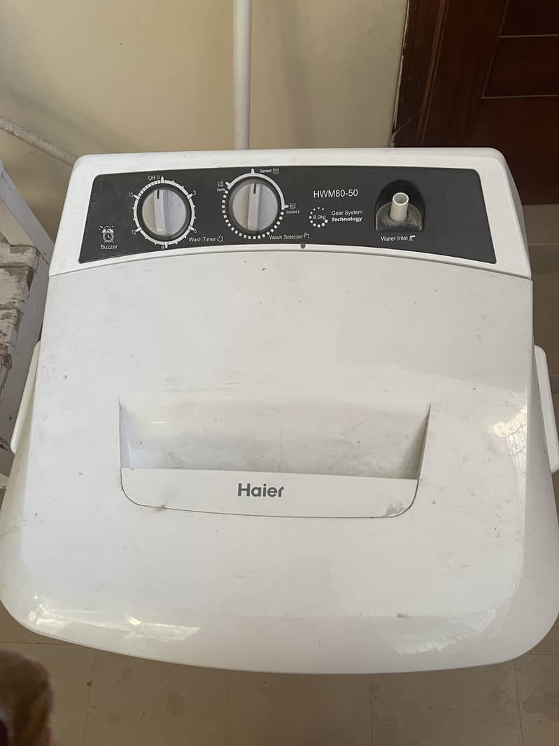 Haier single tub washing machine 1