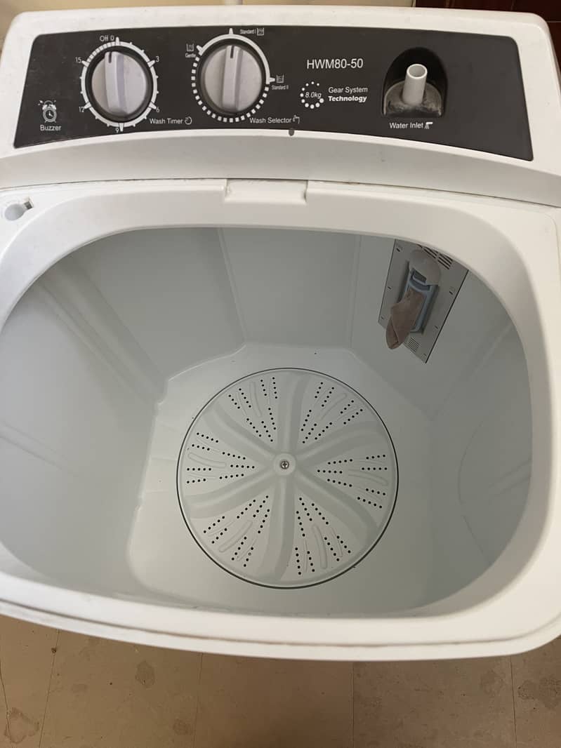Haier single tub washing machine 2