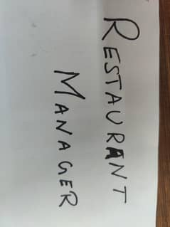 Experienced Restaurant  Manager