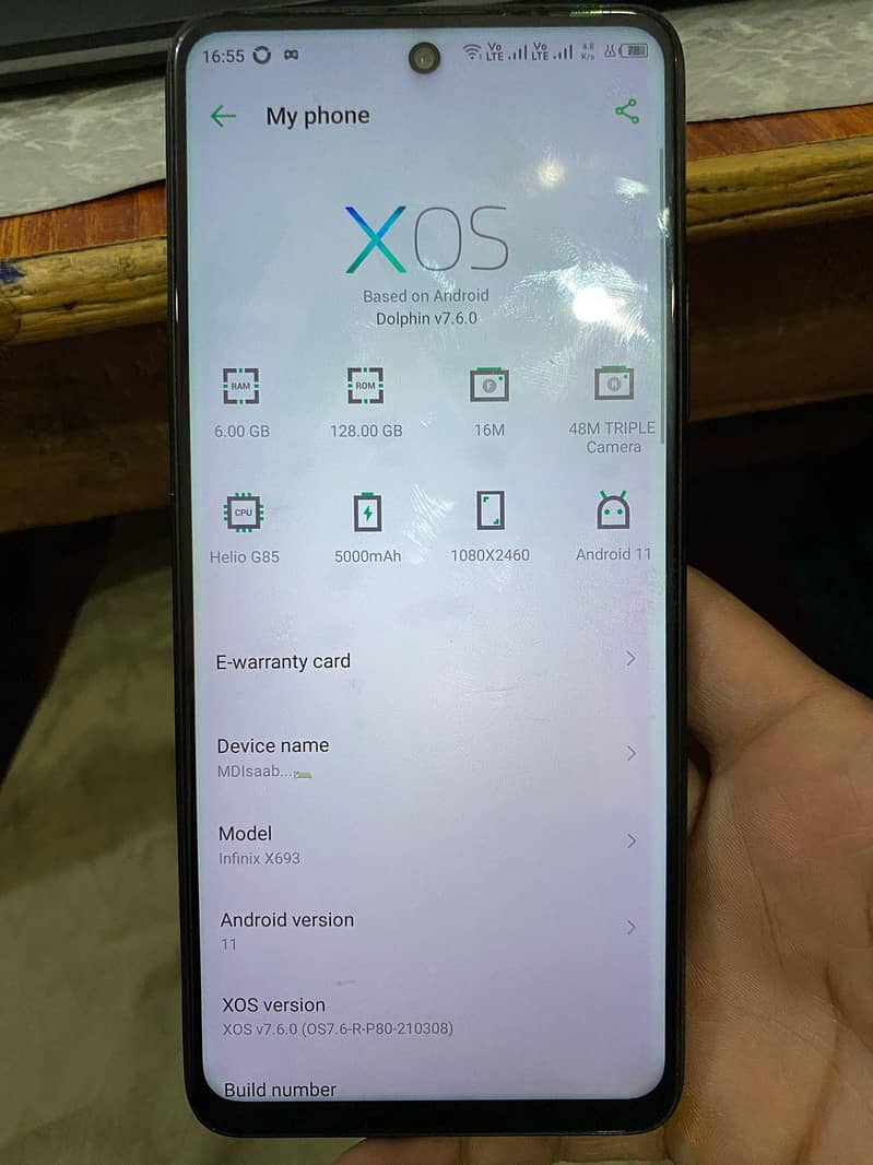 Infinix not 10 10 by 9 condition 5