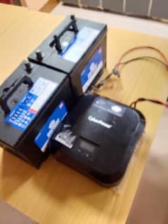 Cyber power UPS with two dry new batteries