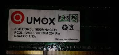 8GB DDR4 RAM for Sale – Good Condition (IMPORTED)