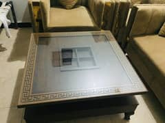 5 seater sofa with center table