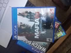 Watch dogs, Mr4 racer, Mafia 3 ps4 disk cd