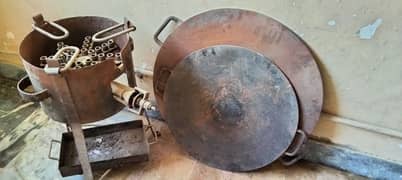 2 Tawa, 1 Angeethi For Sale