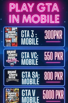 Gta Games For Mobile 100% working