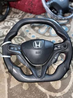 Original Japanese Honda Reborn multimedia steering wheel carbon fiber