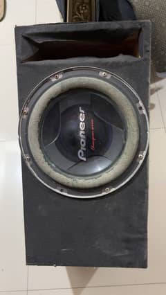 Pioneer boofer, and amplifier and police lights