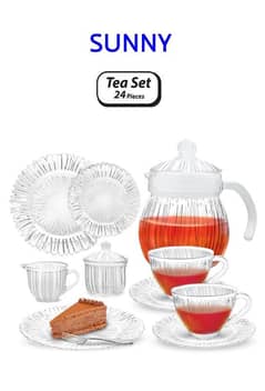 Tea Set | Tea Set 24 Pcs | Glassware | Tea | Coffee |
