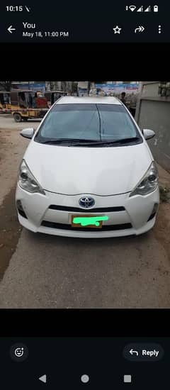Toyota Aqua 2012 S key