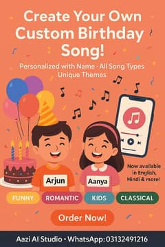 customized birthday audio songs with names