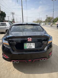 Honda civic snake style rgb backlamps