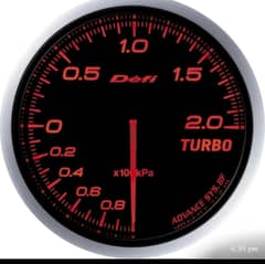 Defi link control unit 2 with boost guage from Usa