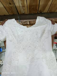 wedding dress White