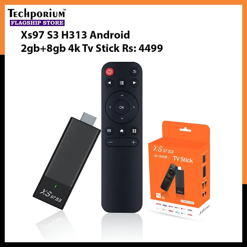 Android Smart TV Box & Wireless Remote Mxq, H96 Max, X96q LCD, LED 12