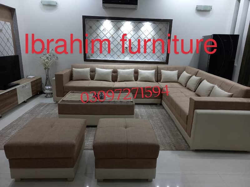 7.5 seater sofa set/sofa set/L shape sofa/L shape sofa/corner sofa 1