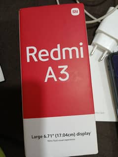 Redmi A3 4/128 with 6 months warranty
