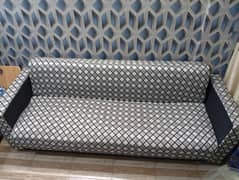 7 Seater Sofa Set with Sofa Cum Bed & Puffet– For Sale!
