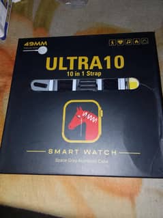 Ultra Smart Watch With 10 Straps