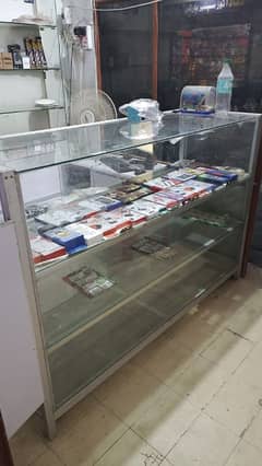 Glass counter for shop