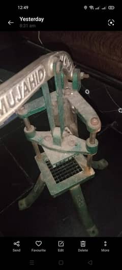 steel counter+ 1  fries cutting machine