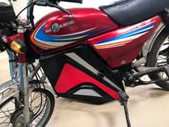 Electric bike in cd-70 shape