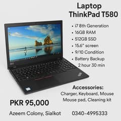  Laptop for Sale – Lenovo ThinkPad T580