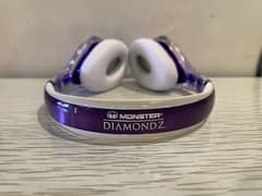 Monster diamond headphone earphone very rare  (No Jbl Apple Bose)