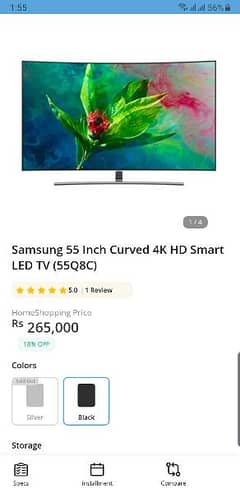 Q8 curved led samsung 4k uhd