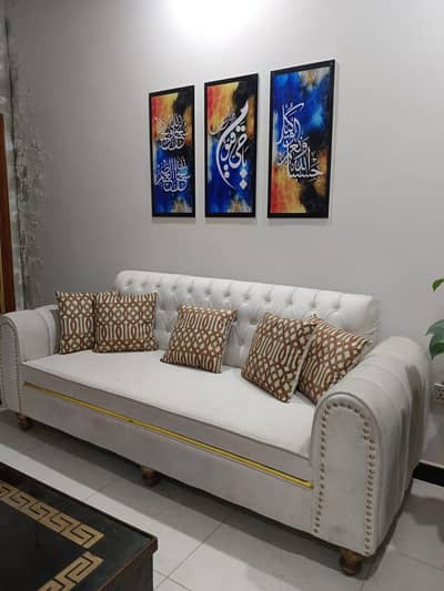 off white sofa set 7seater