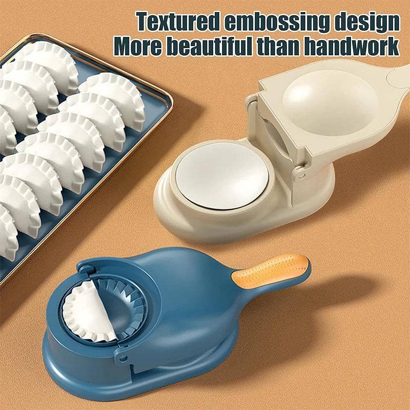 2 In 1 Dumpling Maker Dumpling Mold Dumpling Skin Wrapper Mould 5
