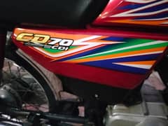 HONDA CD 70  RED 2020 MODEL TOTAL GENUINE