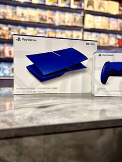 PlayStation 5 Slim Faceplates disc and digital edition | Cobalt Blue