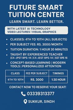 Home Tutoring Services Available