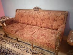 wooden sofa set