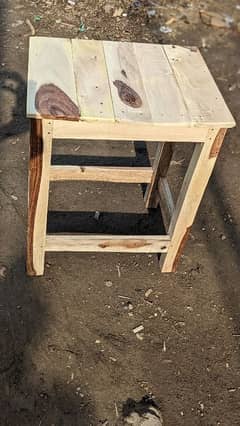 Raw wooden high quality stool